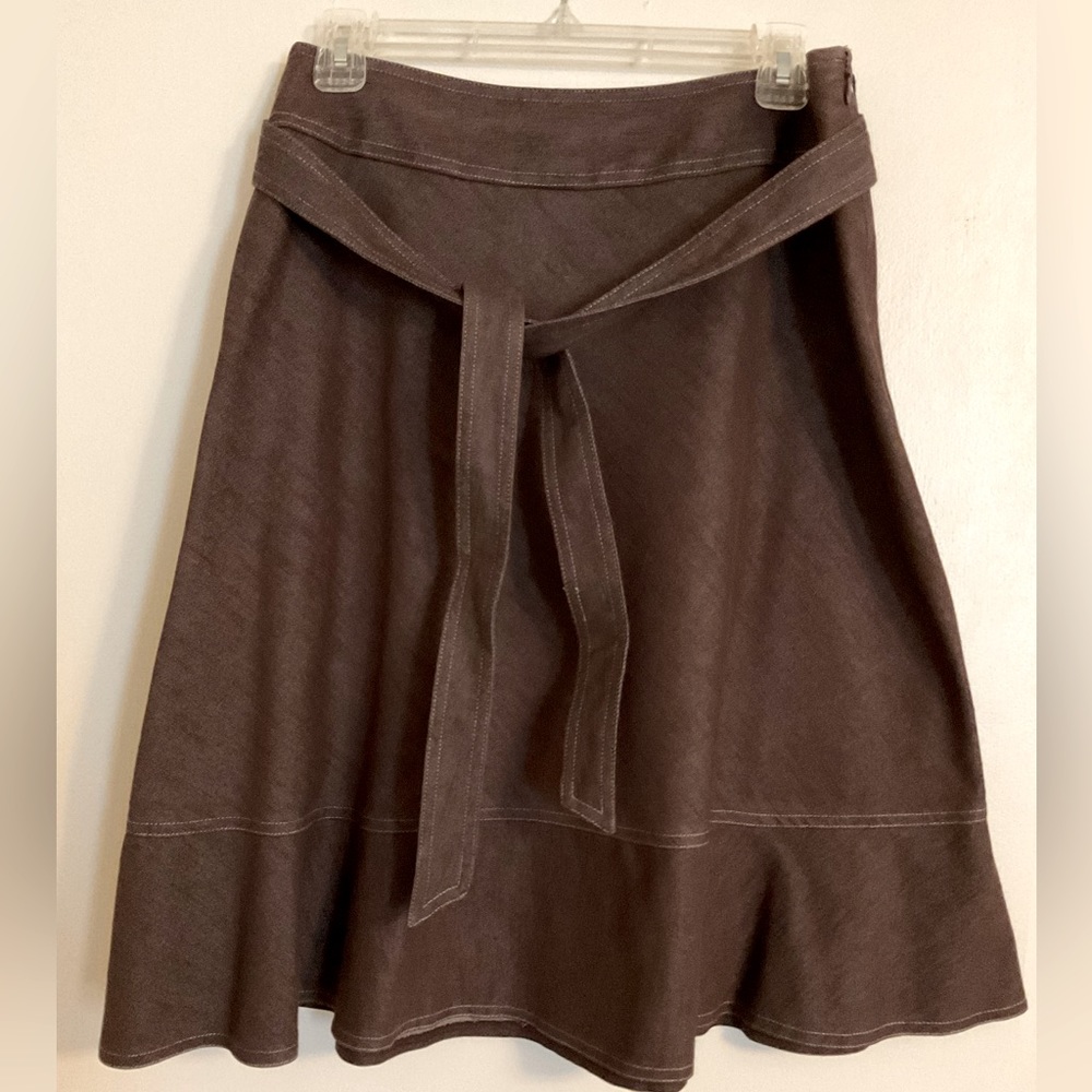New York & Co. Brown Denim Skirt - Size 10